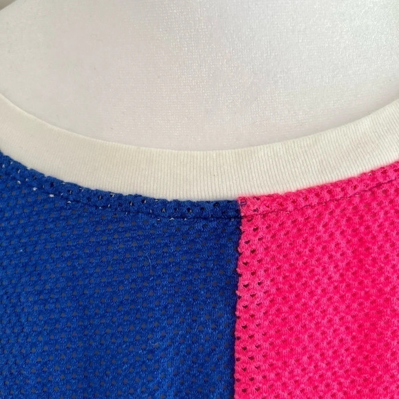 TOMMY Hilfiger sport colourblocked cropped mesh sweater - Picture 4 of 7